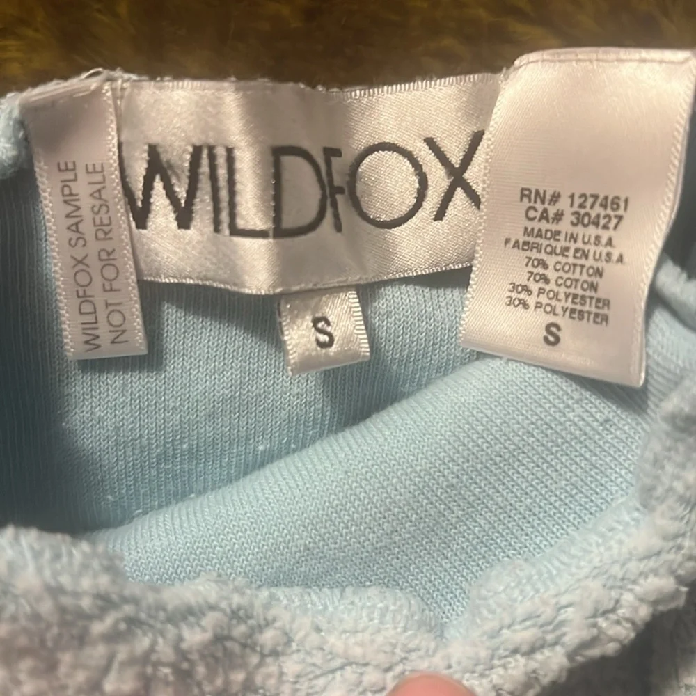 WILDFOX Cozy Chenille Fox Sox Socks Rare Sample